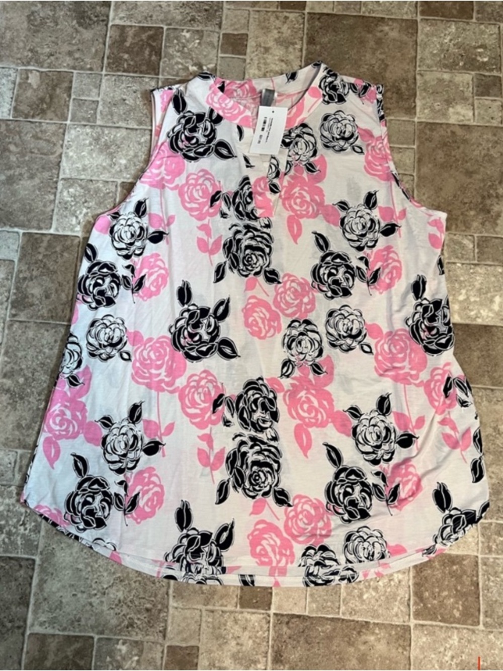NWT XXXL Honeyme Curvy Women’s Sleeveless Blouse